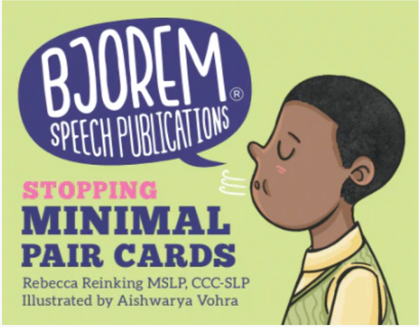 Bjorem Speech Minimal Pairs: Stopping – My Therapy Toolbox