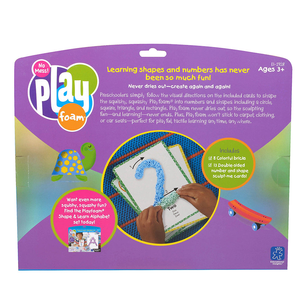 Playfoam Shape & Learn Numbers Set