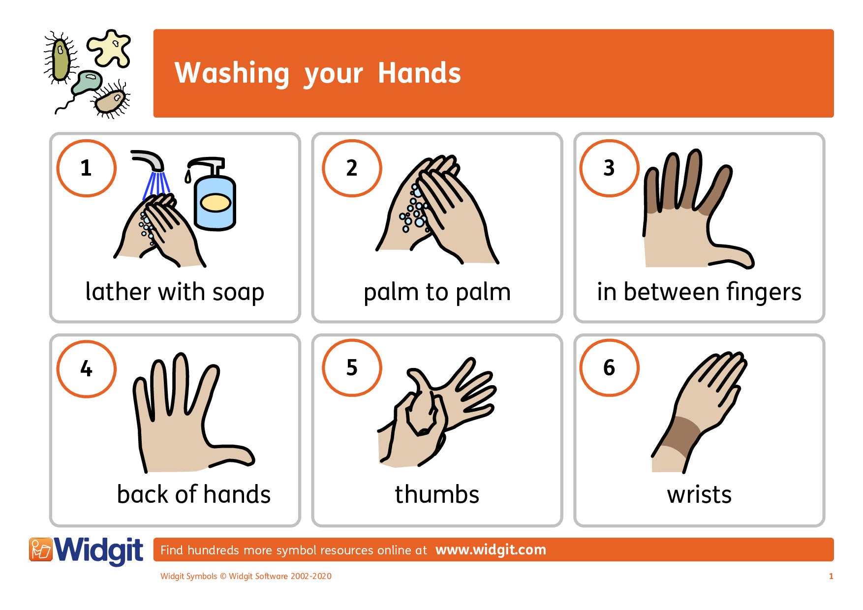 Hand Washing Visual (Downloadable)